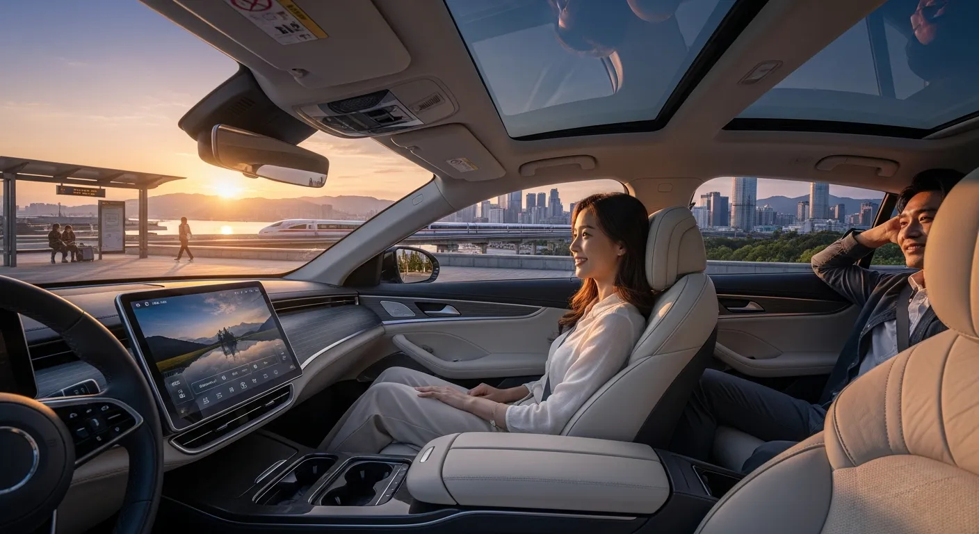 Advantages of private transportation such as comfort, privacy, flexibility, and time-saving travel experience in modern mobility systems.