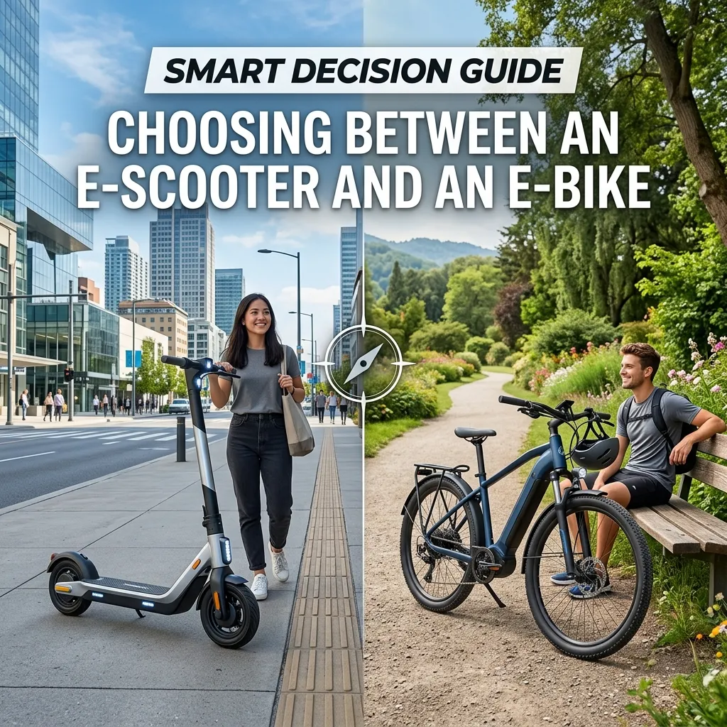 Smart Decision Guide Choosing Between an E-Scooter and an E-Bike