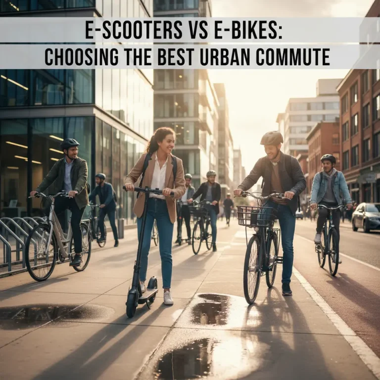 E-Scooters vs E-Bikes: Choosing the Best Urban Commute