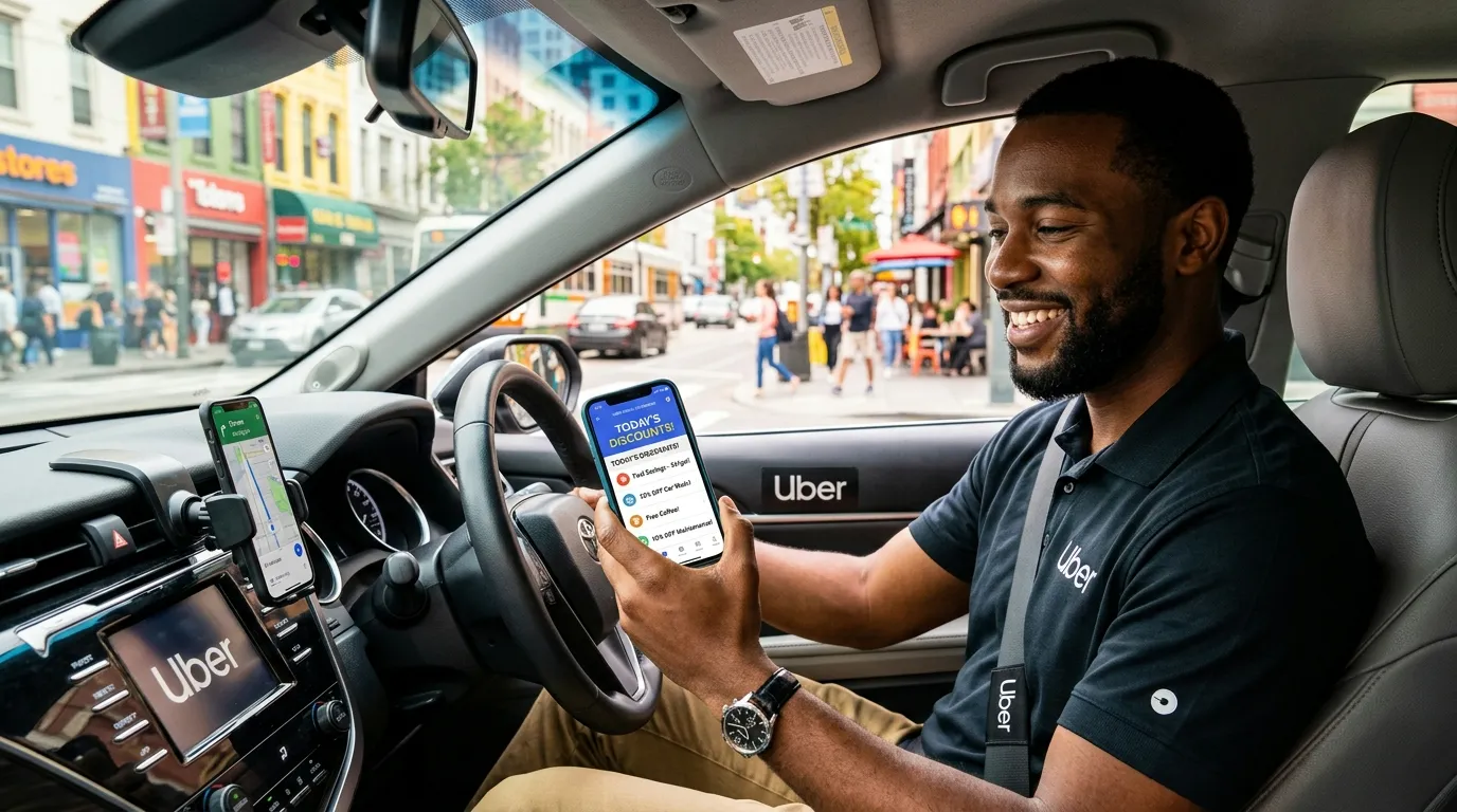 Everyday Discounts Available for Uber Drivers